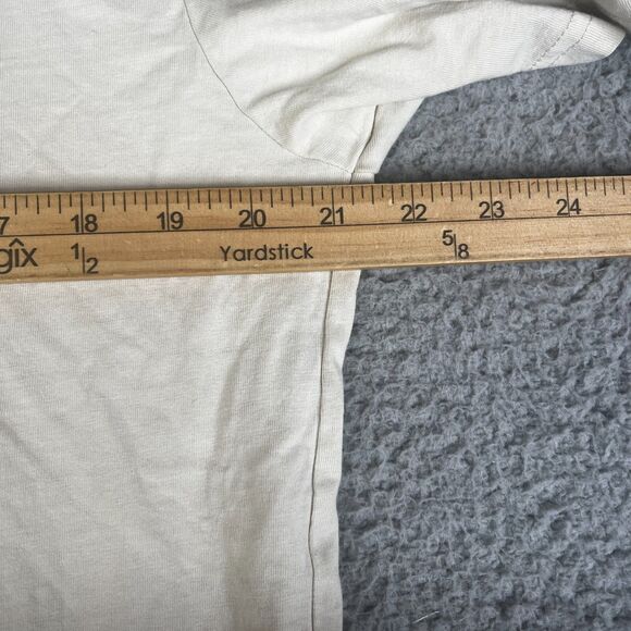 Vans Off The Wall T Shirt Mens Large Beige Modern Fit Psychedelic Graphic - Picture 8 of 8